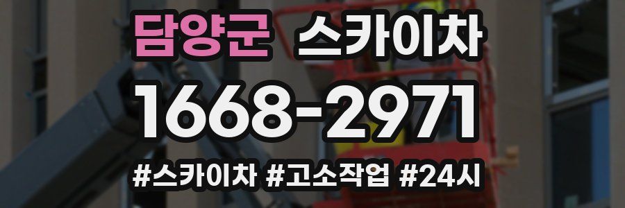 담양군 스카이차