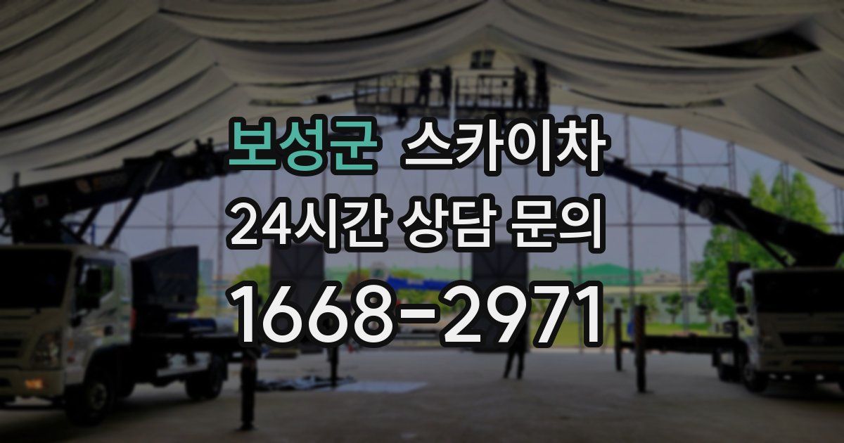 보성군 스카이차