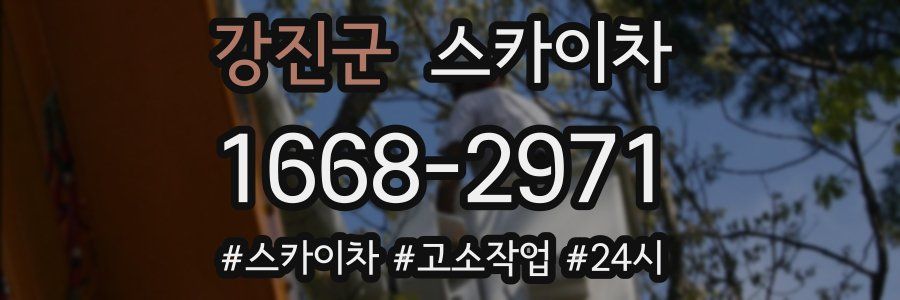 강진군 스카이차