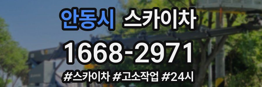 안동시 스카이차