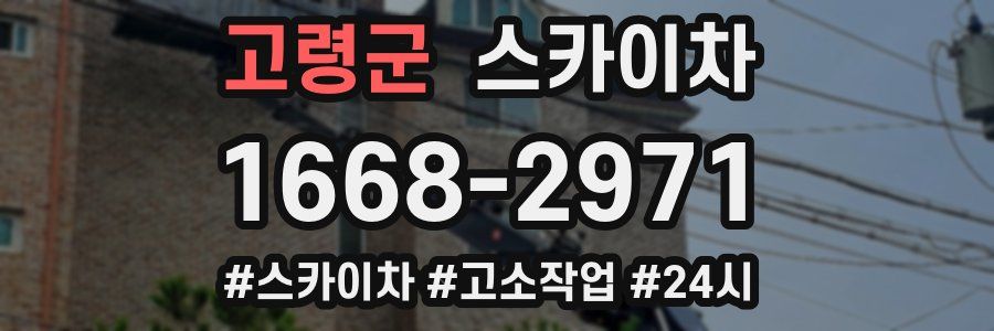 고령군 스카이차