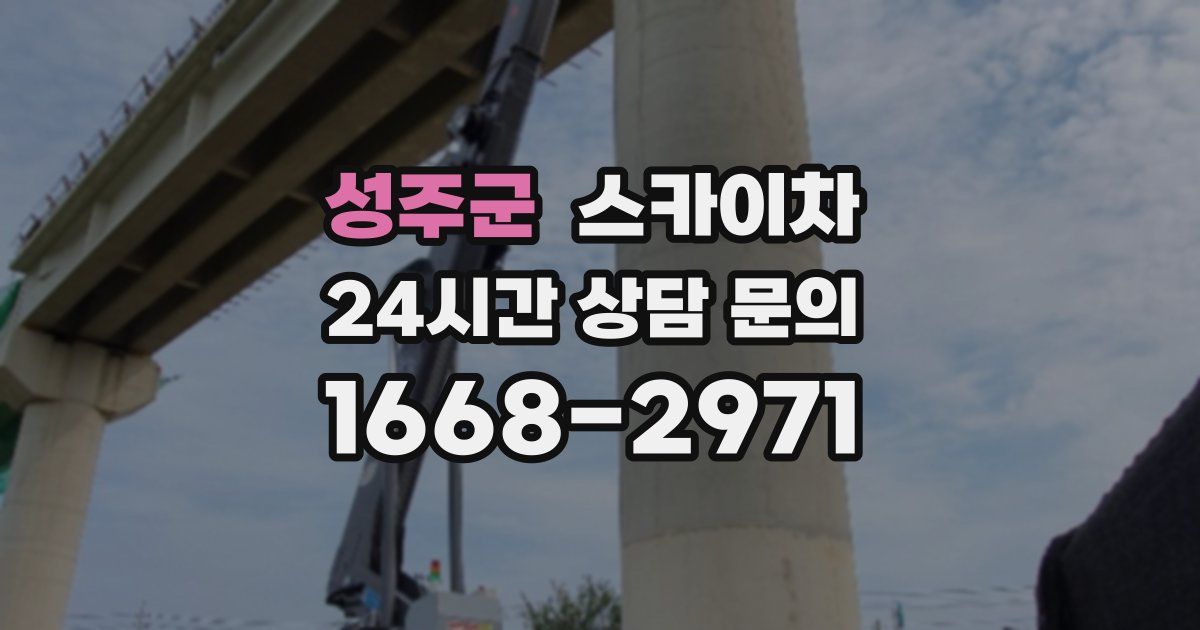 성주군 스카이차