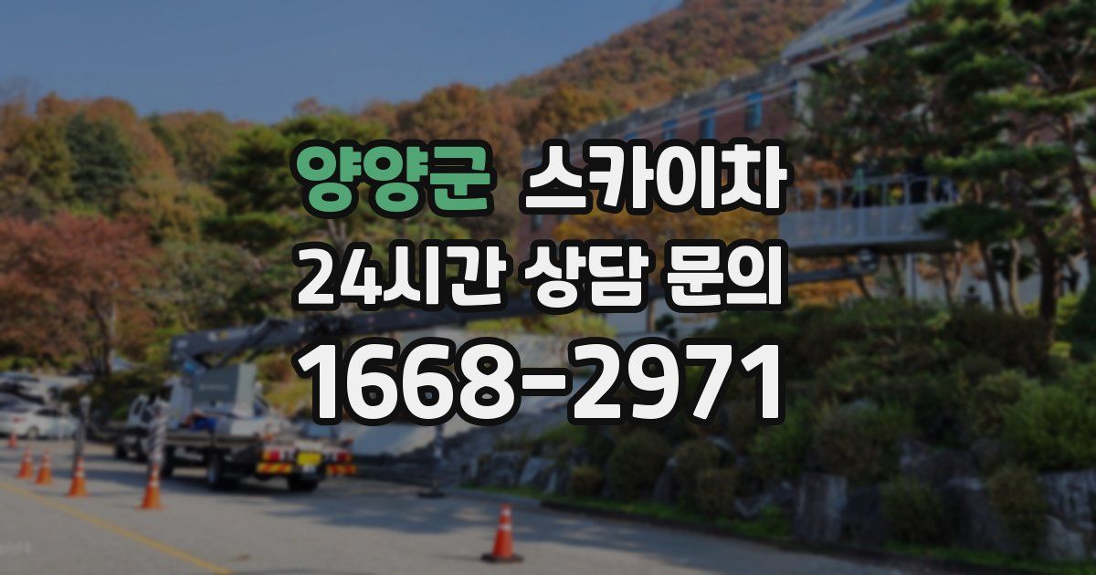 양양군 스카이차