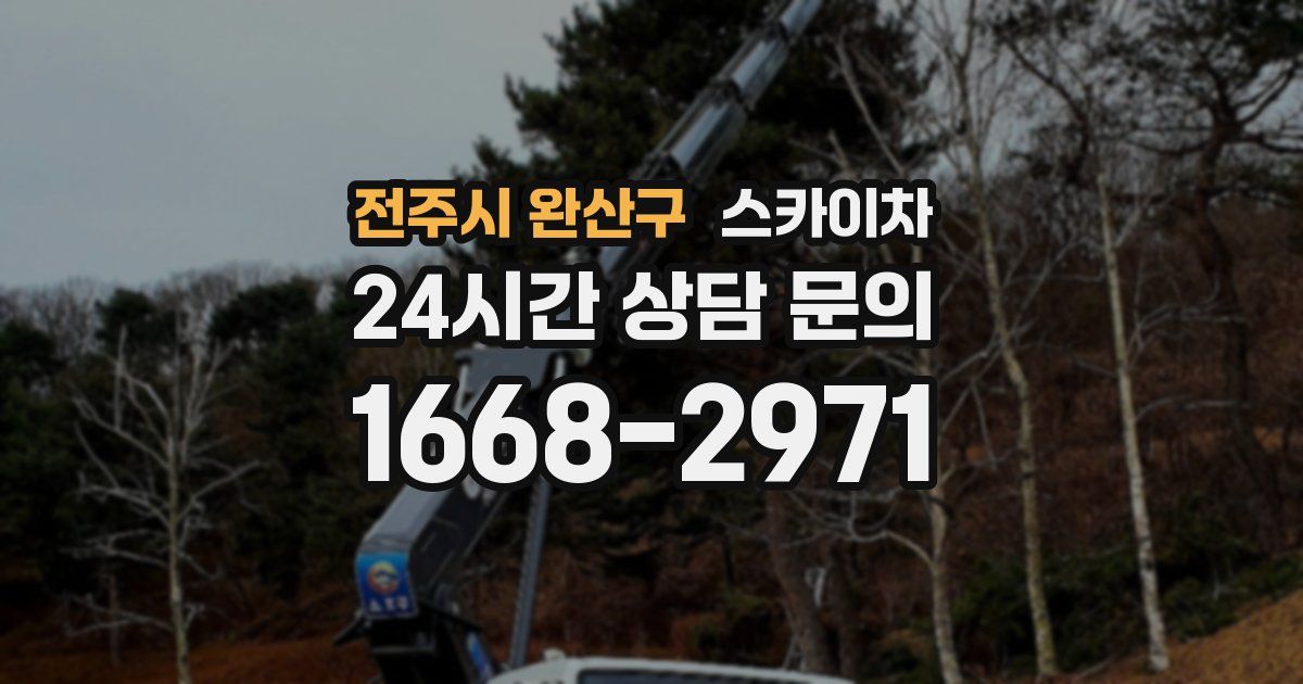 전주시 완산구 스카이차