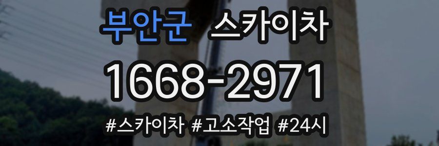 부안군 스카이차