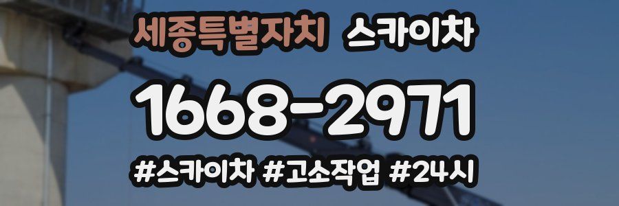 세종특별자치 스카이차