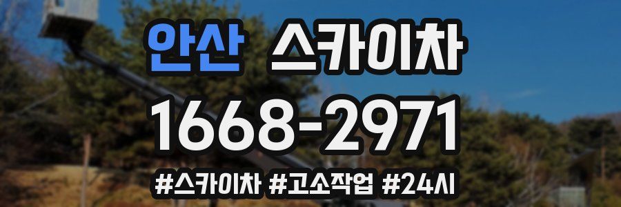 안산 스카이차