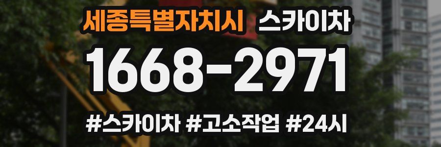 세종특별자치시 스카이차