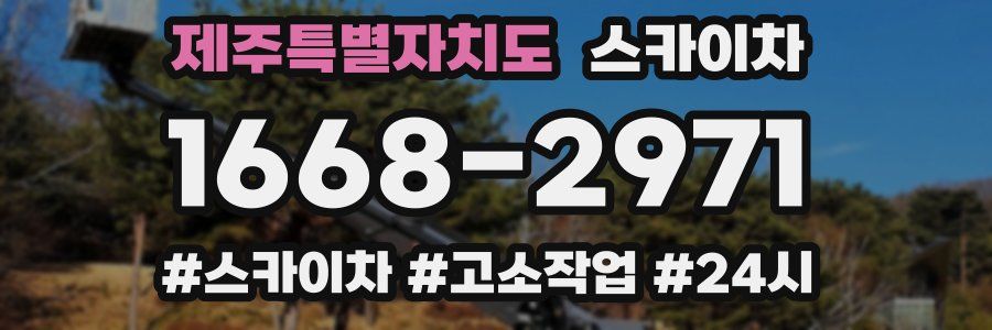 제주특별자치도 스카이차