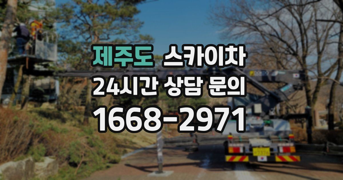 제주도 스카이차