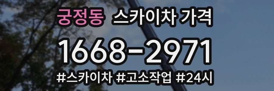 궁정동 스카이차 가격