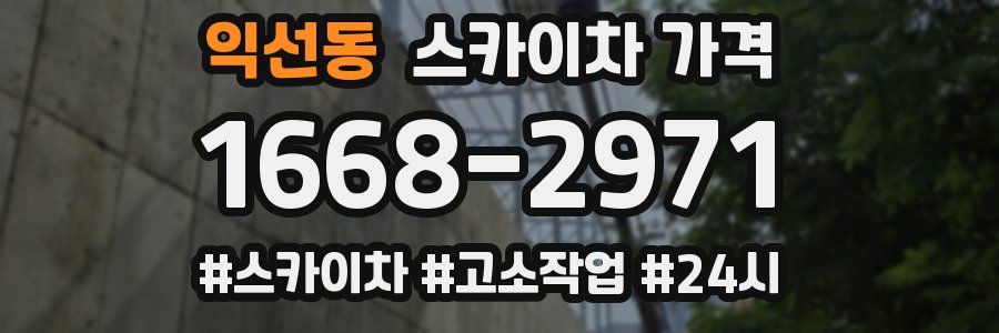 익선동 스카이차 가격