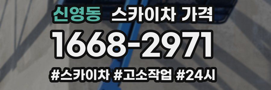 신영동 스카이차 가격