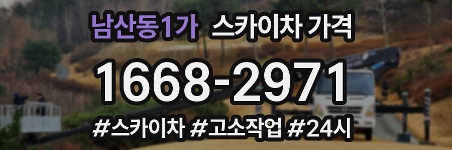 남산동1가 스카이차 가격