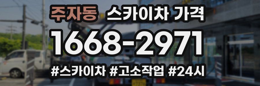 주자동 스카이차 가격