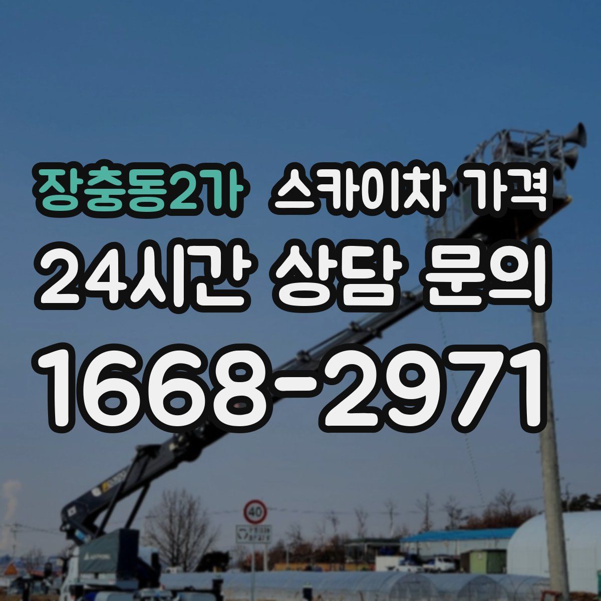 장충동2가 스카이차 가격