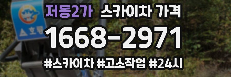 저동2가 스카이차 가격