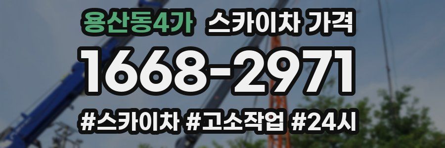 용산동4가 스카이차 가격