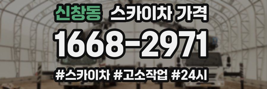 신창동 스카이차 가격