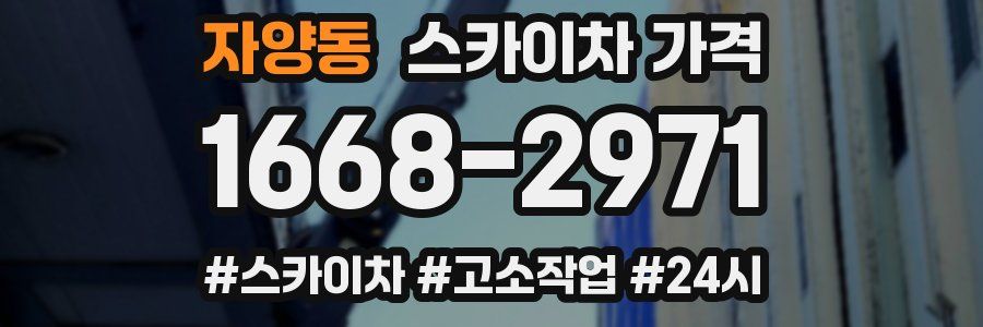 자양동 스카이차 가격