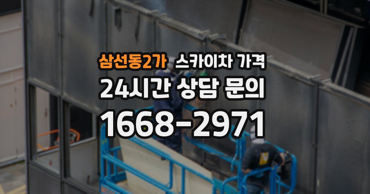 삼선동2가 스카이차 가격