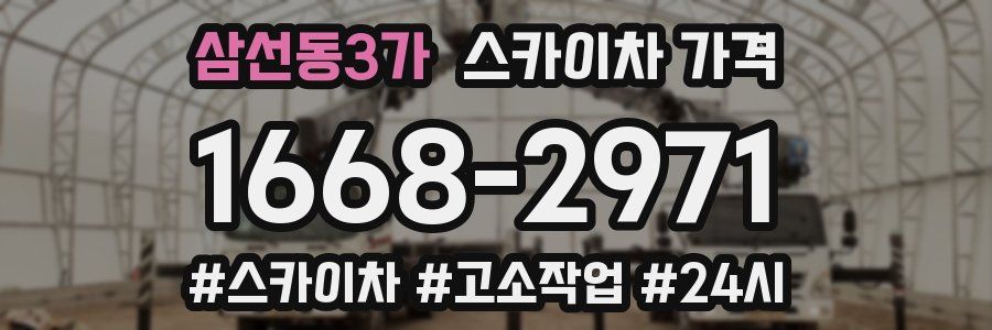 삼선동3가 스카이차 가격