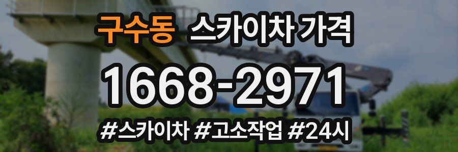 구수동 스카이차 가격