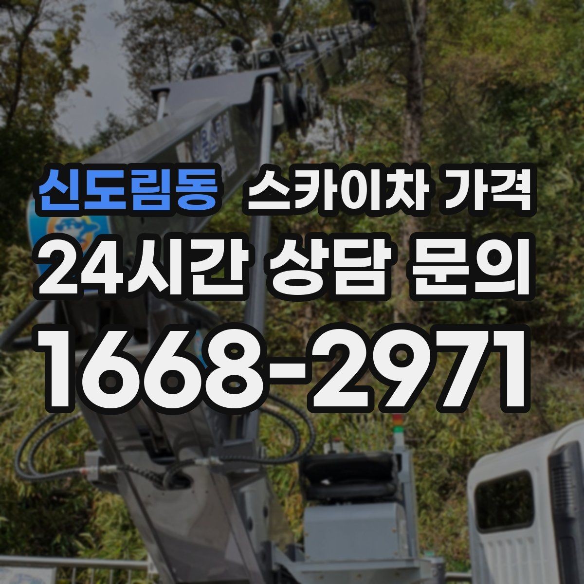 신도림동 스카이차 가격 가지치기 작업은 바람이 변수인 이유