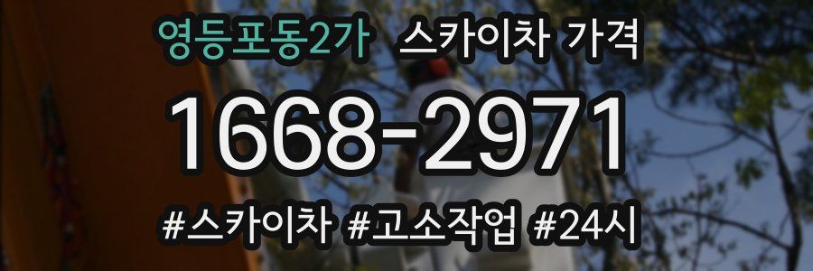 영등포동2가 스카이차 가격