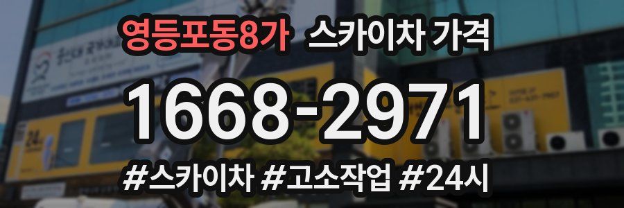 영등포동8가 스카이차 가격