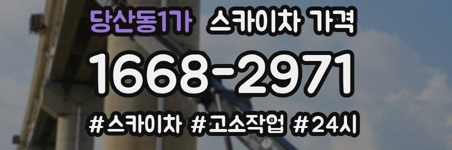 당산동1가 스카이차 가격