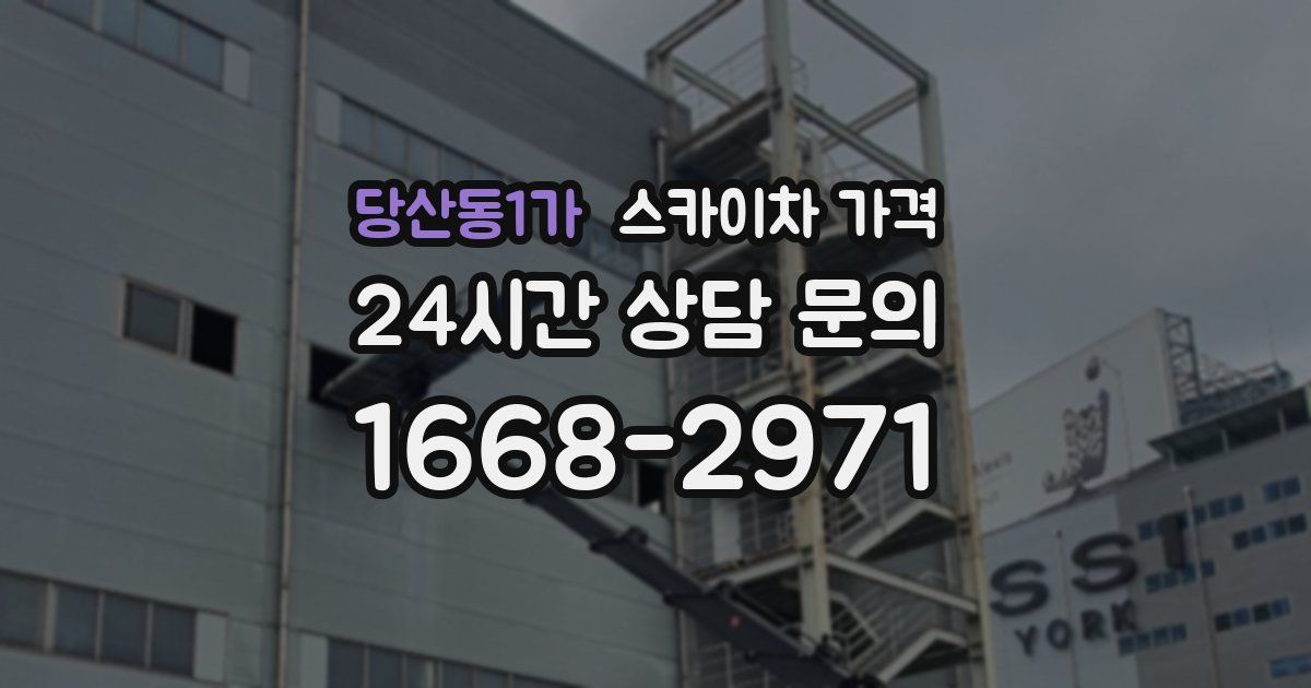 당산동1가 스카이차 가격