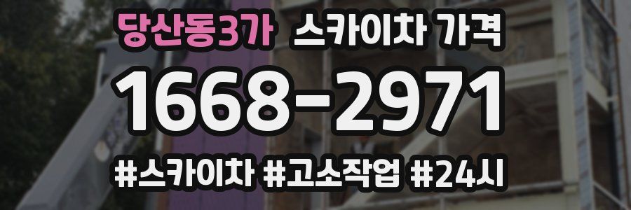 당산동3가 스카이차 가격