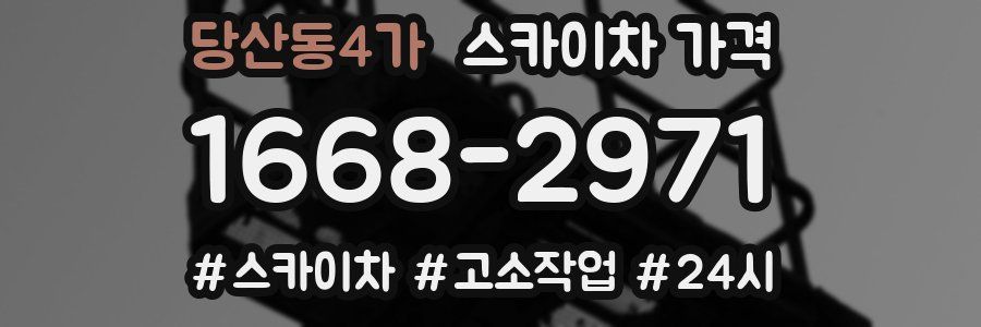 당산동4가 스카이차 가격