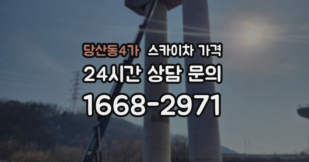 당산동4가 스카이차 가격