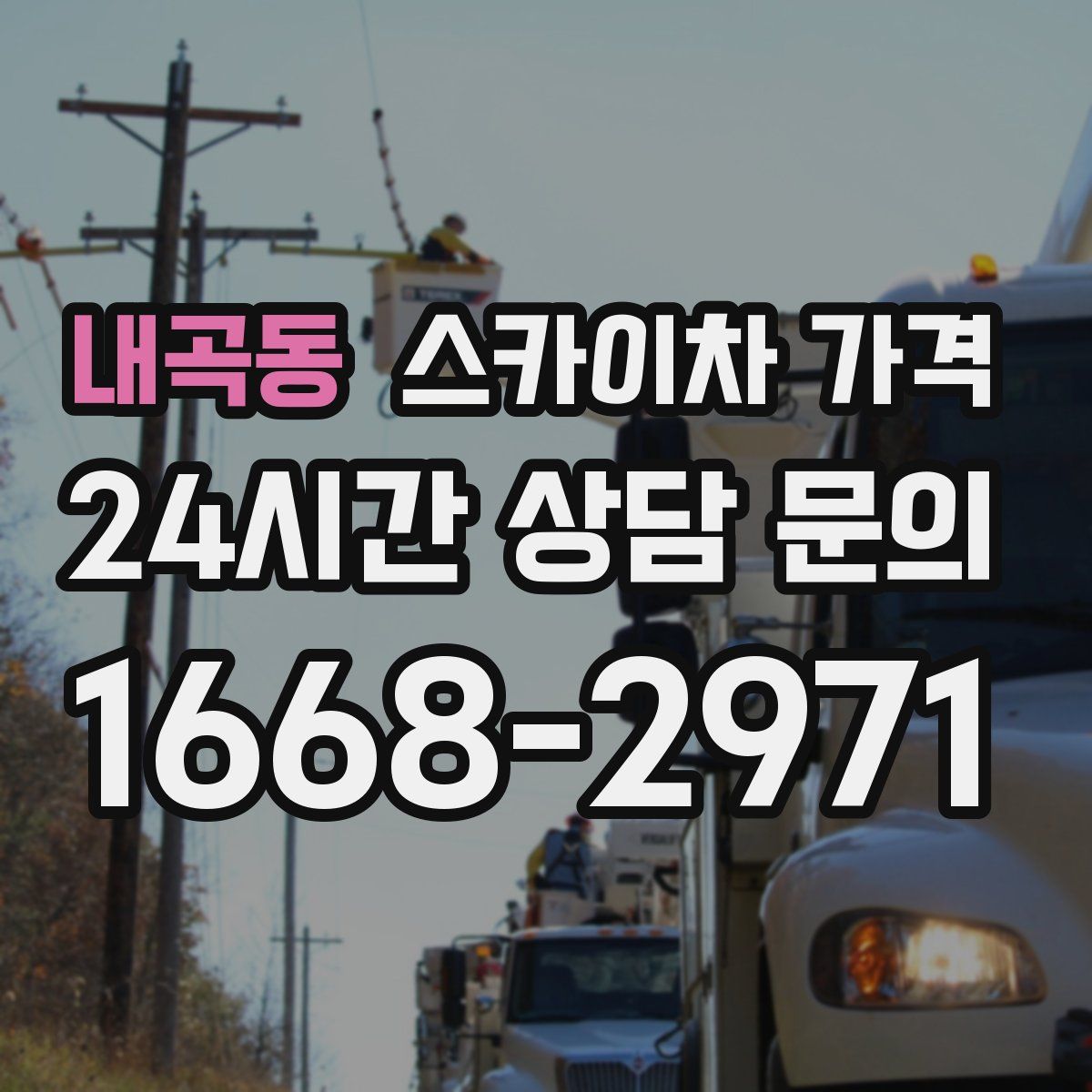 내곡동 스카이차 가격