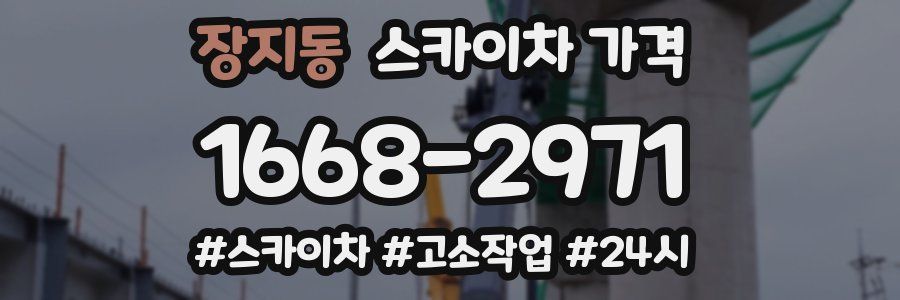 장지동 스카이차 가격