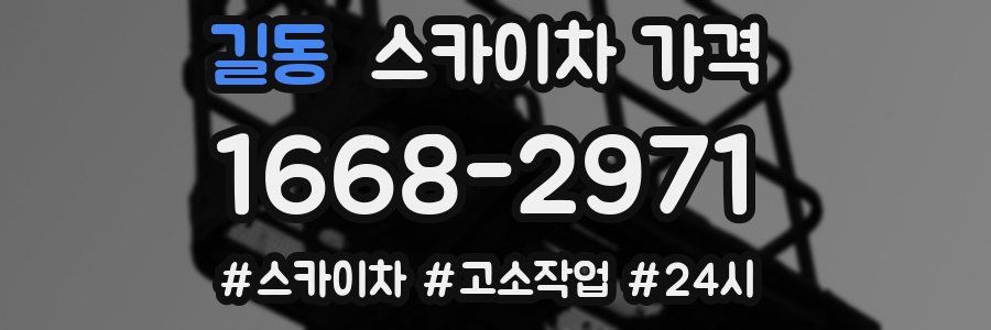 길동 스카이차 가격