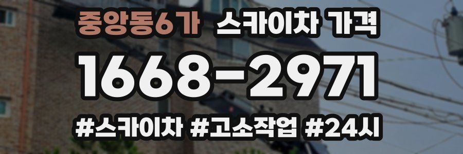 중앙동6가 스카이차 가격