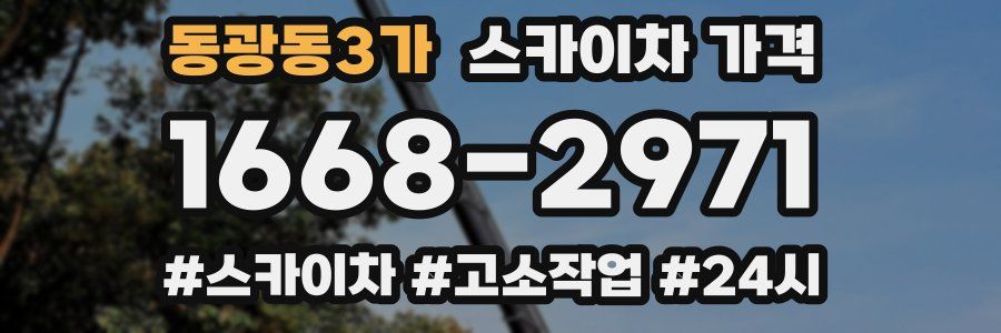 동광동3가 스카이차 가격