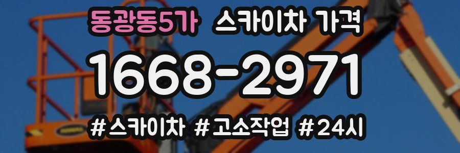 동광동5가 스카이차 가격