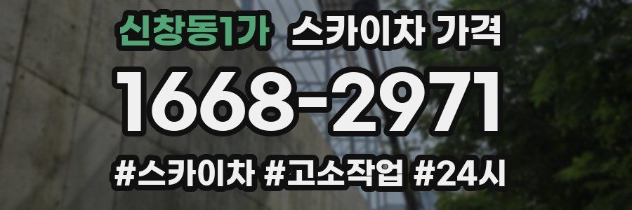 신창동1가 스카이차 가격