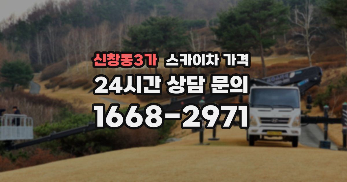 신창동3가 스카이차 가격