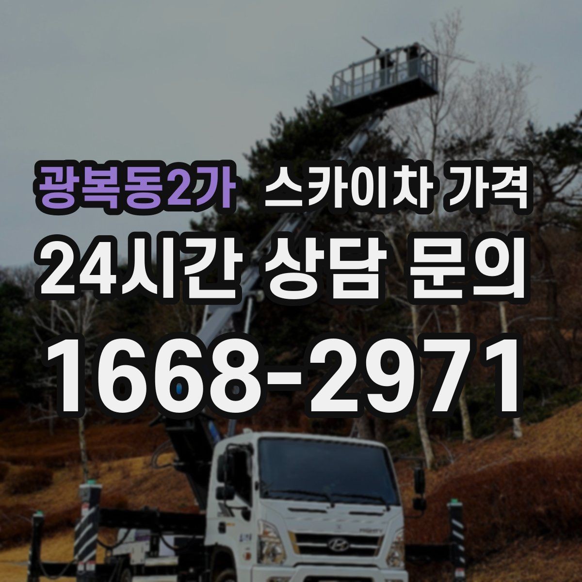 광복동2가 스카이차 가격 같은 건물 여러 면 작업이면 달라질까