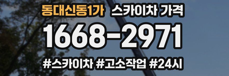 동대신동1가 스카이차 가격
