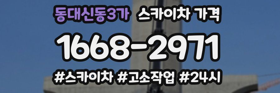 동대신동3가 스카이차 가격