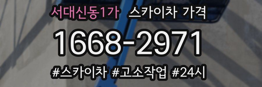 서대신동1가 스카이차 가격