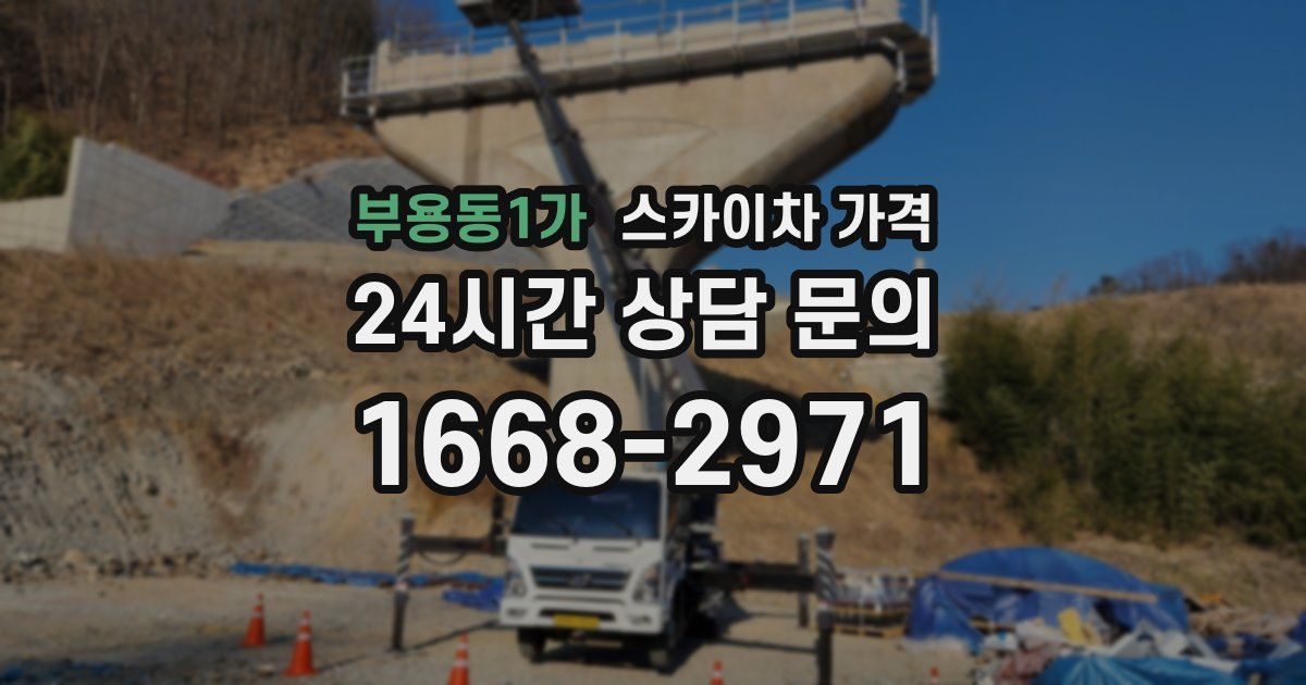 부용동1가 스카이차 가격