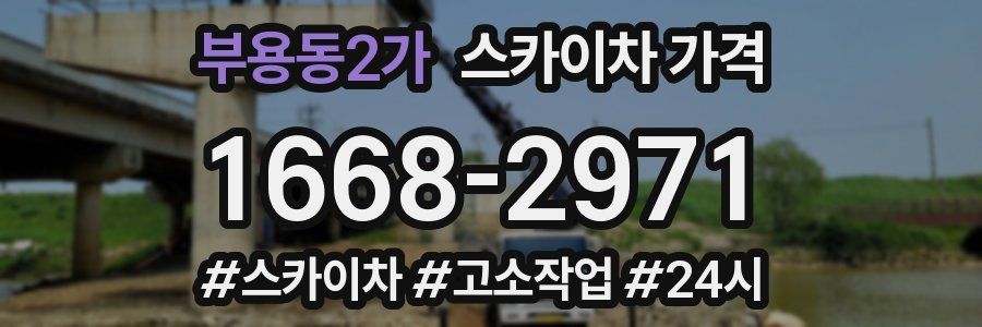 부용동2가 스카이차 가격