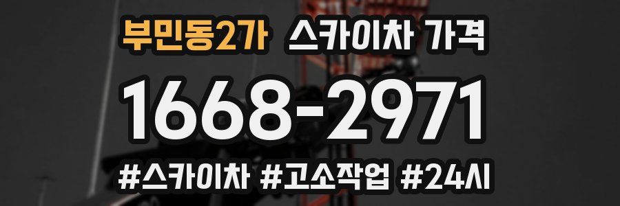 부민동2가 스카이차 가격